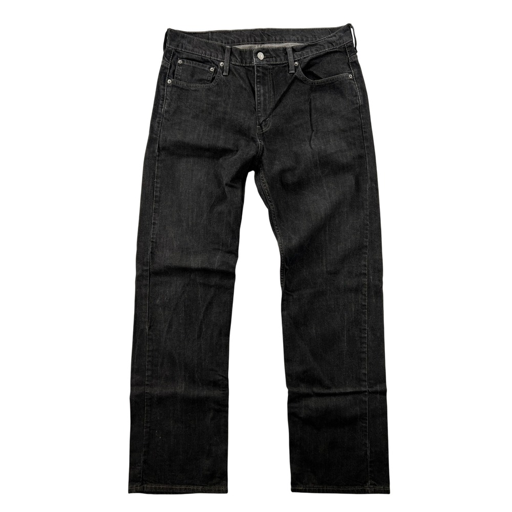 Levis 569 Loose Straight Leg Jeans Mens 34x36‎ (fits 36x34) Black Denim Baggy